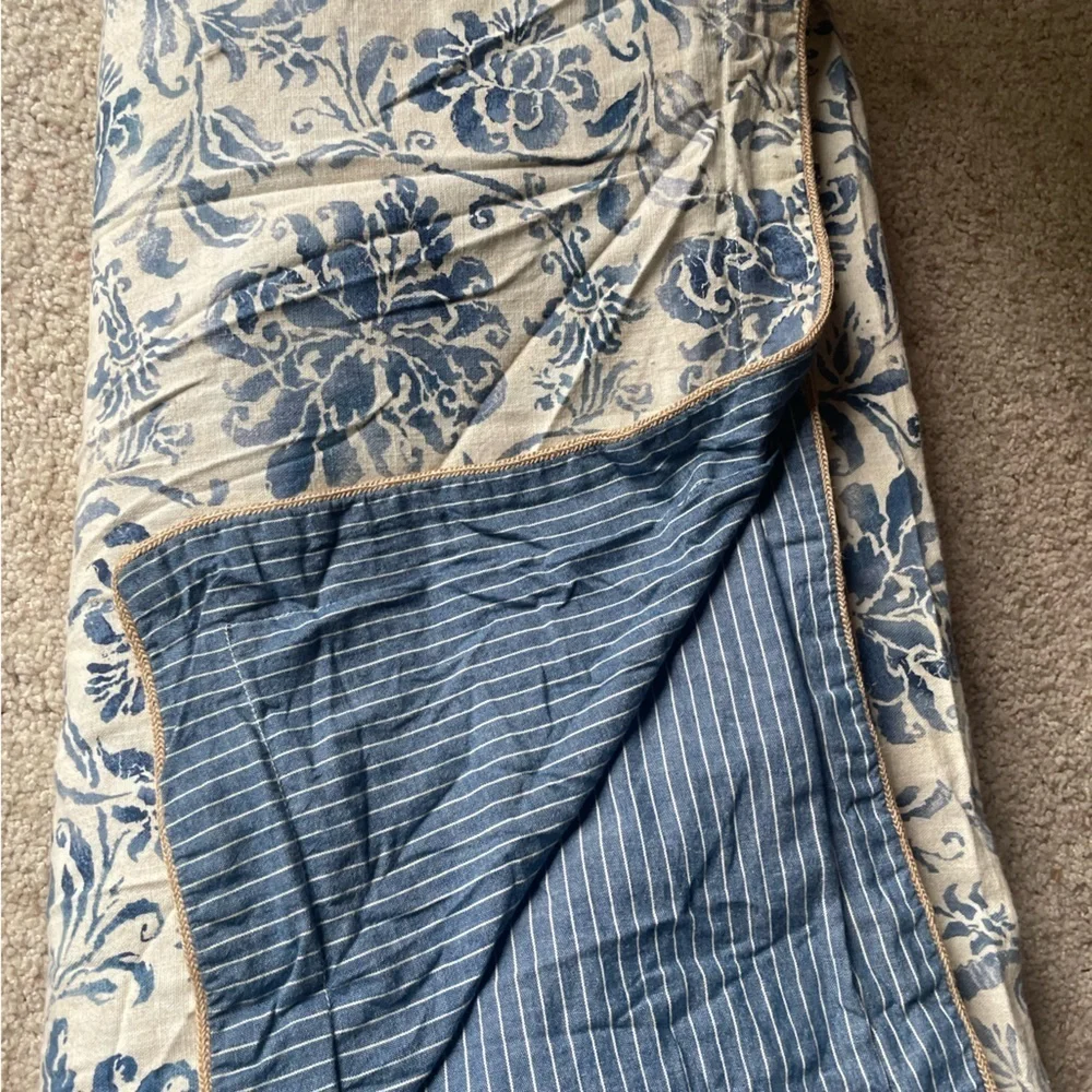 Ralph Lauren Bluff Point Duvet Cover King 100% Cotton